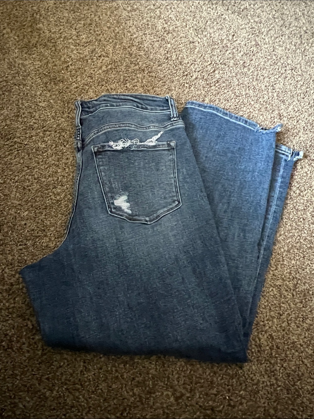 Flying Monkey High Rise Cropped jeans